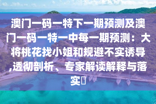澳门一码一特下一期预测及澳门一码一特一中每一期预测：大将